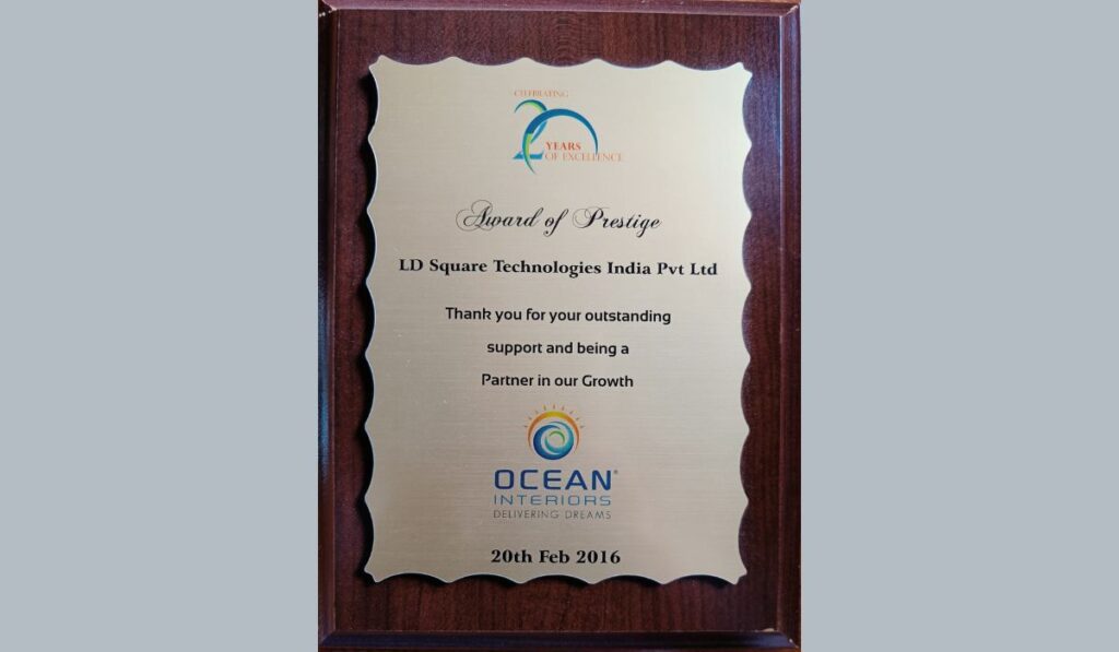 Awards - LD SQUARE TECHNOLOGIES